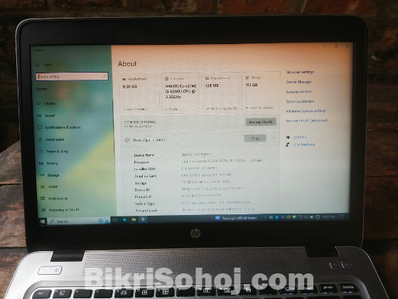 Hp Elitebook 840 Core i5 - 6 Generation Laptop